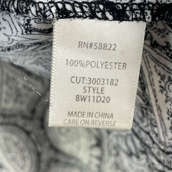 Max Studio Womens Plus 1X Open Front Paisley Kimono Cardigan Cover Up - Picture 5 of 12